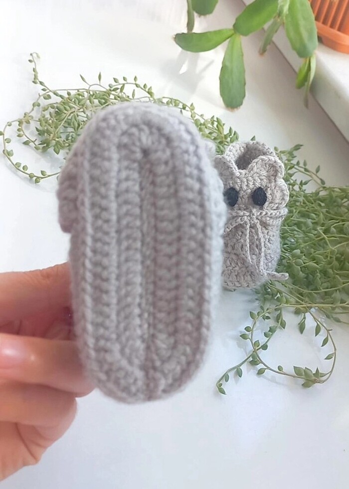 ÖRGÜ KEDİLİ PATİK  - Görsel 3