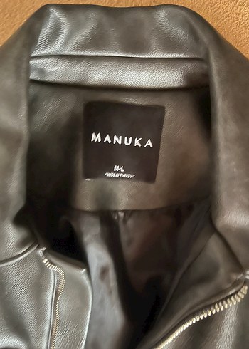 m Beden gri Renk Gri Eskitme Manuka Deri Ceket