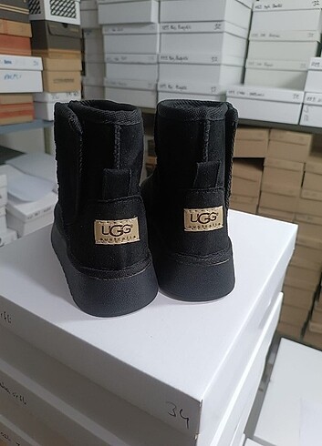 Diğer Siyah Platform Cırtlı Çocuk UGG Bot