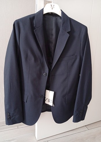 13-14 Yaş Beden lacivert Renk zara blazer ceket