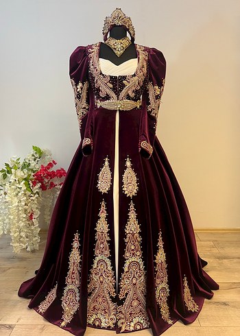 m Beden çeşitli Renk Kaftan-bindallı-kına elbisesi
