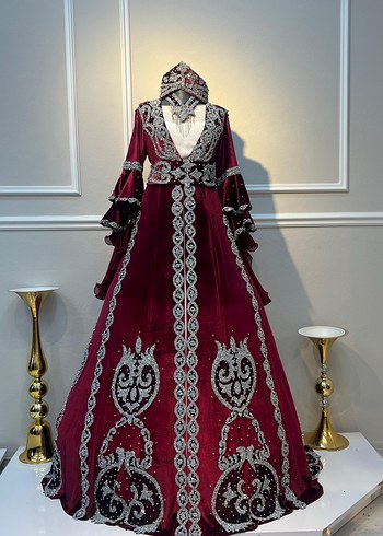 m Beden Kaftan-bindallı-kına elbisesi