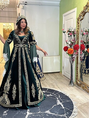 Abiye Kaftan -bindallı