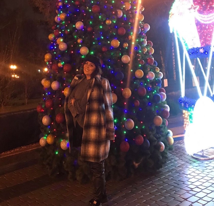 Ekose Desenli Kadın Kaban - Görsel 2