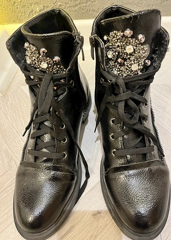 Kadın Taşlı Bot - Görsel 5