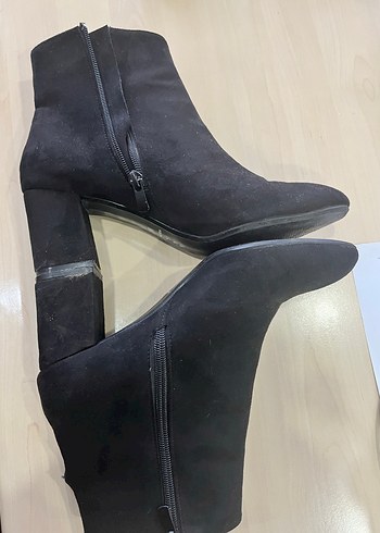 Siyah Süet Şık Bot - Görsel 6