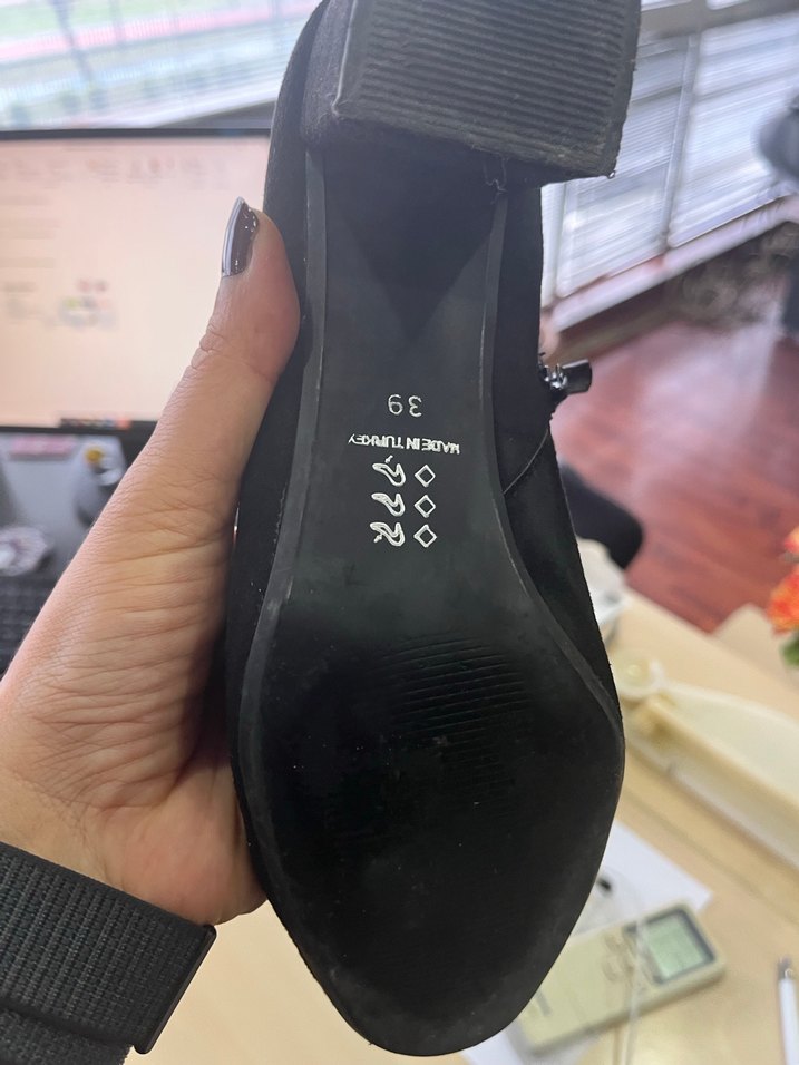 Siyah Süet Şık Bot - Görsel 4