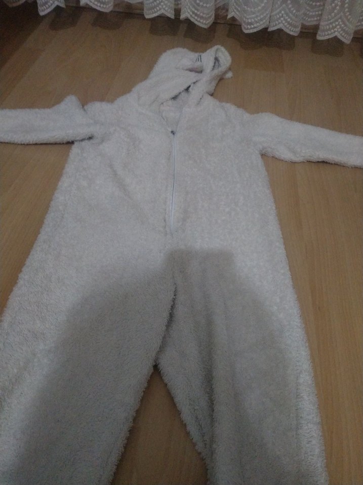 Gri Kürklü Kedi Kostümü - Görsel 3