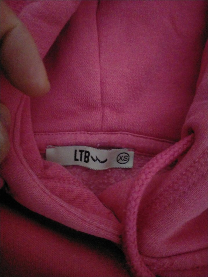 Pembe Kapüşonlu Kadın Sweatshirt - Görsel 2