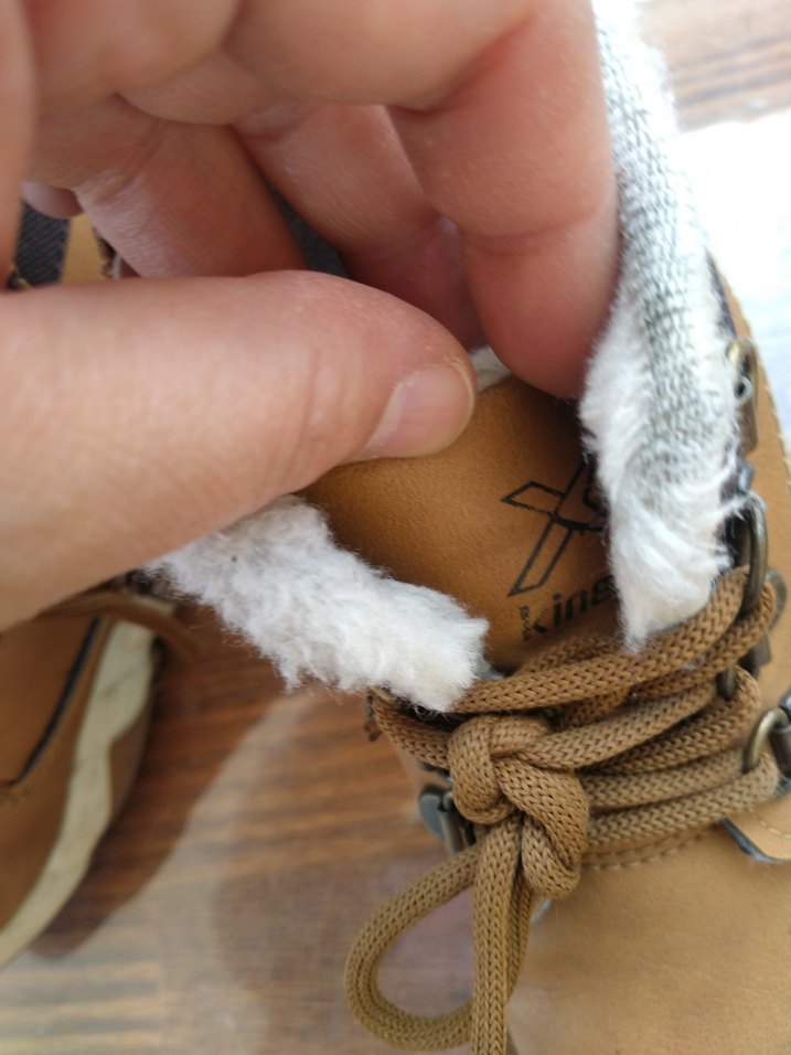 Bej Parlak Erkek Ayakkabı Bağcığı - Görsel 2