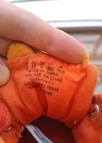 Renkli Bağcıklı ve Cırtcırtlı Çocuk Spor Ayakkabı - Görsel 4