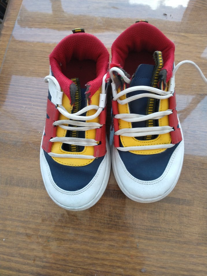 Çok Renkli Bağcıklı Erkek Çocuk Spor Ayakkabı - Görsel 4