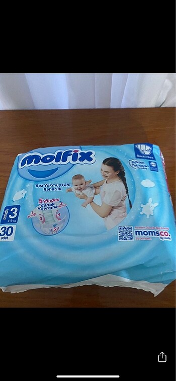 Molfix 3 beden 30 adet