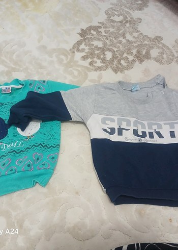 Renkli Baskılı Erkek Çocuk Sweatshirt - Görsel 2