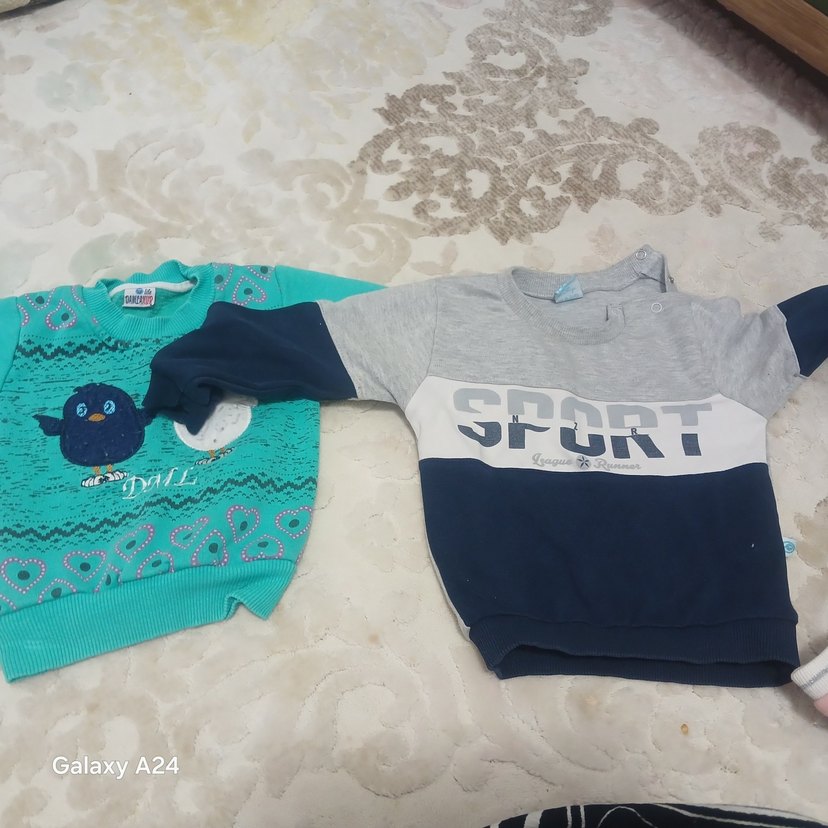 Renkli Baskılı Erkek Çocuk Sweatshirt - Görsel 2