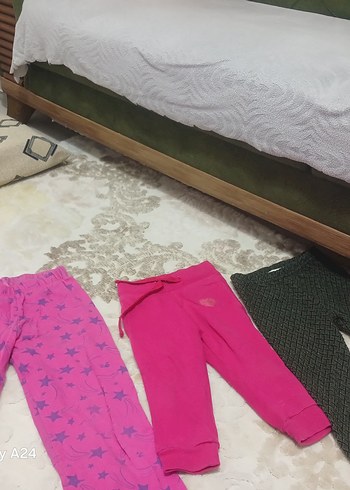 Kız Çocuk Pembe Dar Kesim Tayt - Görsel 2