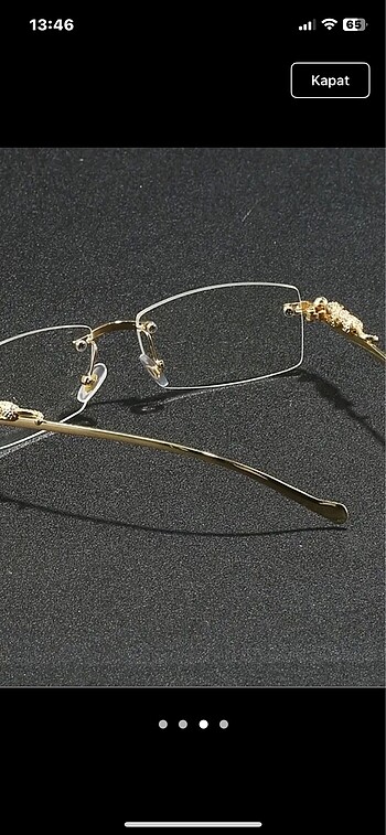  Beden Cartier leopar gözlük unisex