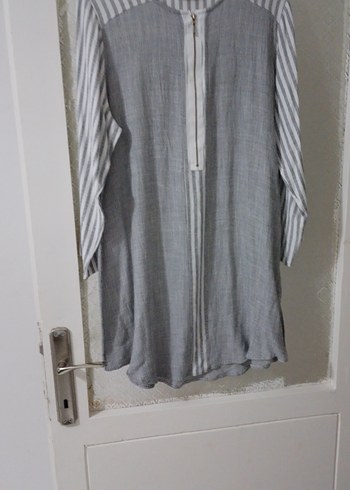 Pastel Renkli Kadın Triko Uzun Kollu Tunik - Görsel 2