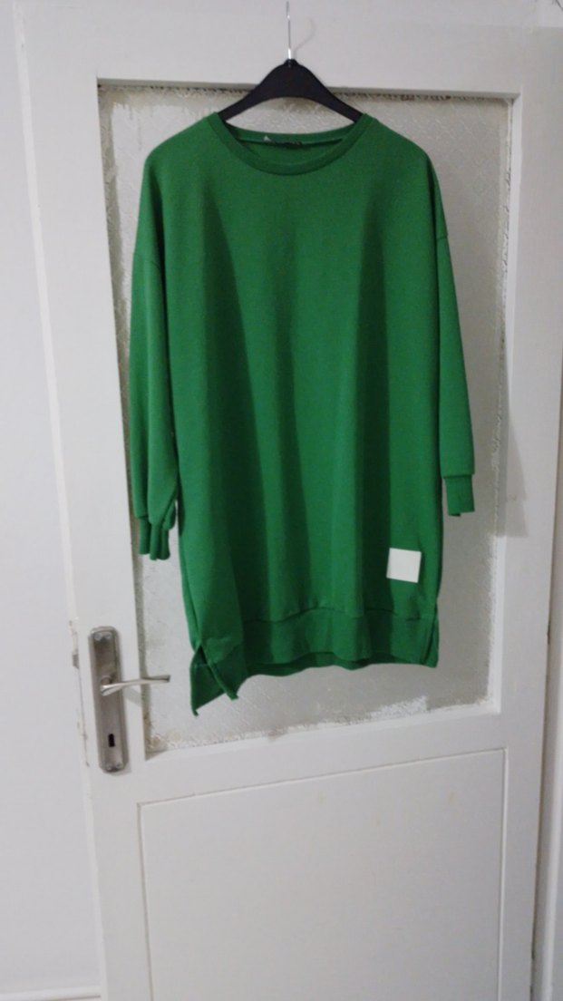 Pastel Renkli Kadın Triko Uzun Kollu Tunik - Görsel 4