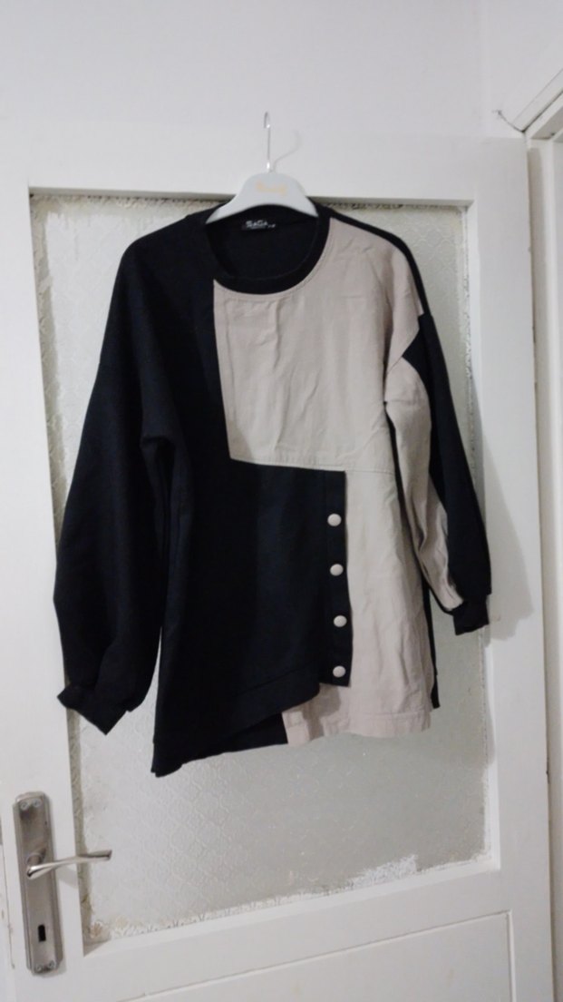 Pastel Renkli Kadın Triko Uzun Kollu Tunik - Görsel 3