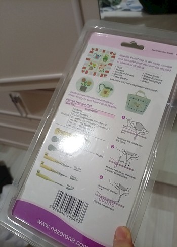 Mor Saplama İğne Seti - Görsel 3