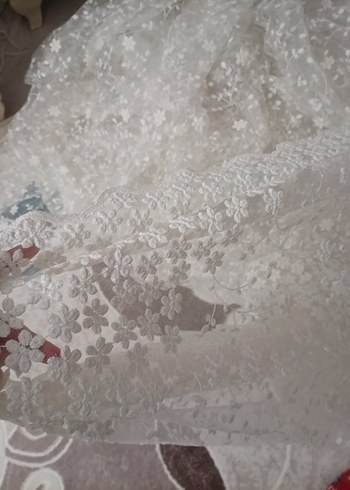 Nakışlı Beyaz Bohem Perde - Görsel 4