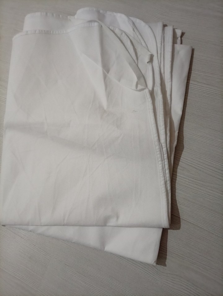 Beyaz Düz Nevresim Takımı - Görsel 2