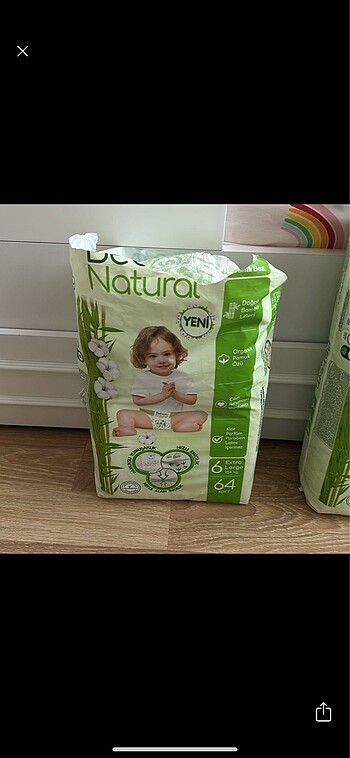 Bebem Natural Bebek Bezi 6 Numara