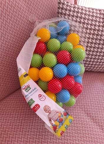 100 lü renkli havuz topları