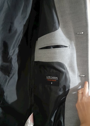 Düğmeli Erkek Kaşe Kaban/Ceket - Görsel 4