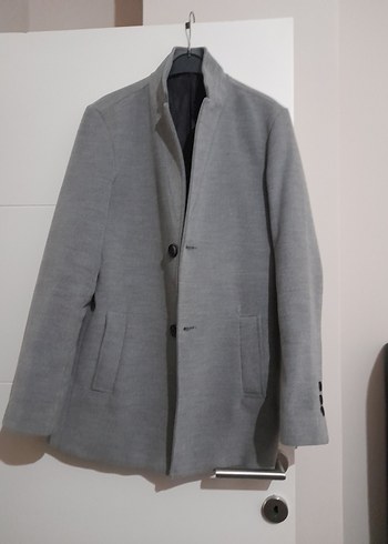 Düğmeli Erkek Kaşe Kaban/Ceket - Görsel 7