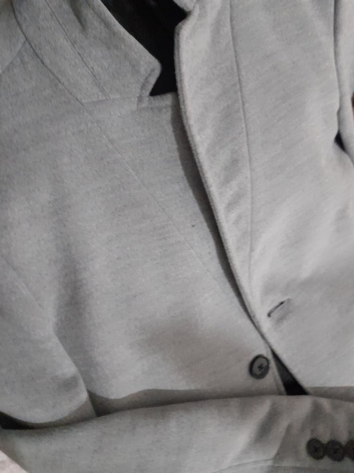 Düğmeli Erkek Kaşe Kaban/Ceket - Görsel 2