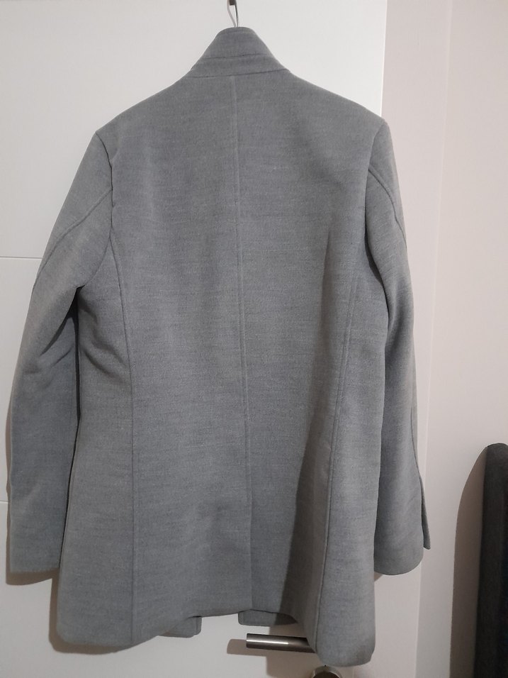 Düğmeli Erkek Kaşe Kaban/Ceket - Görsel 3