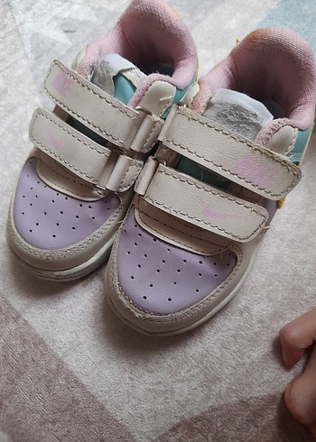 Kız çocuk cırt cırtlı Nıke aır force ayakkabı - Görsel 7