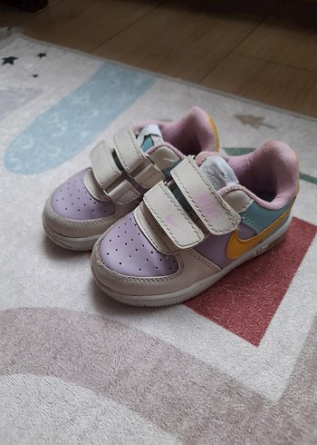 Kız çocuk cırt cırtlı Nıke aır force ayakkabı - Görsel 2