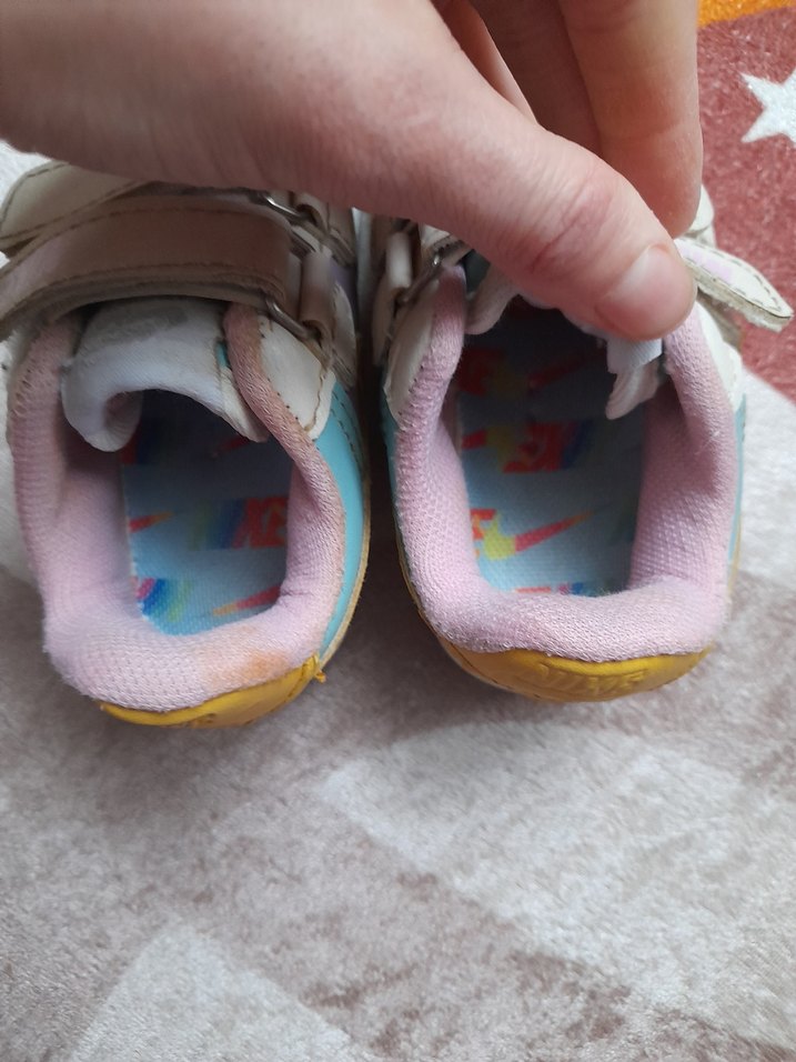 Kız çocuk cırt cırtlı Nıke aır force ayakkabı - Görsel 5