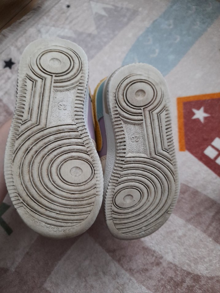 Kız çocuk cırt cırtlı Nıke aır force ayakkabı - Görsel 4