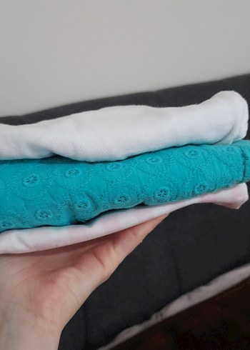 3 lü kız çocuk şort pantolon seti - Görsel 6