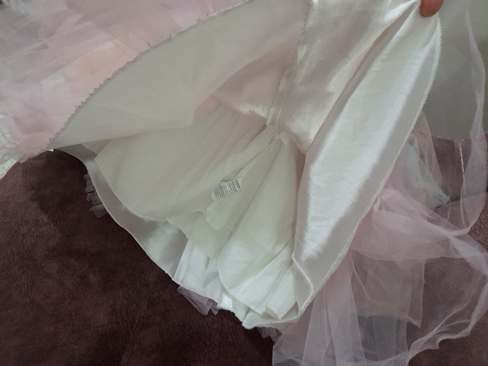 Kız Çocuk Unicorn Baskılı Fırfırlı Elbise - Görsel 4