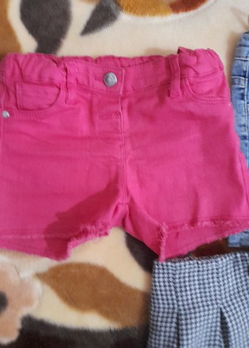 Kız Çocuk Kot Şort pantolon - Görsel 4