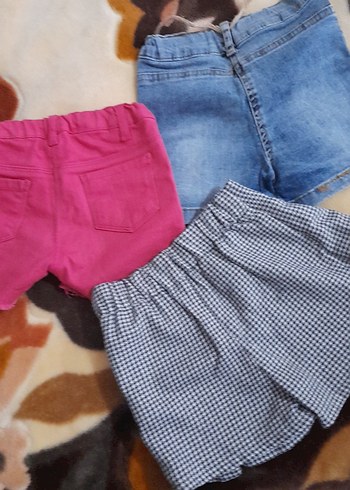 Kız Çocuk Kot Şort pantolon - Görsel 6