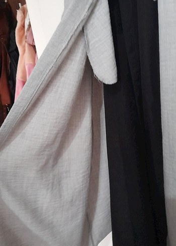 İkili Keten Tesettür Ferace - Görsel 6