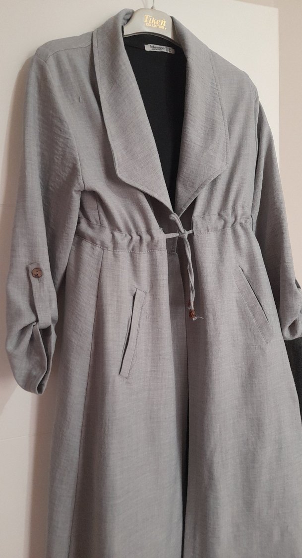 İkili Keten Tesettür Ferace - Görsel 3