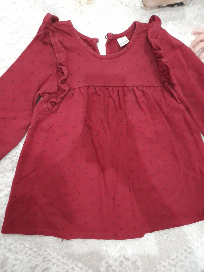 Kız Çocuk Yazlık Kışlık Elbiseler 7 Adet - Görsel 3