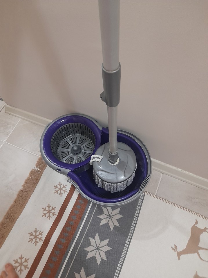 Mor Renkli Vileda Seti Mop - Görsel 3