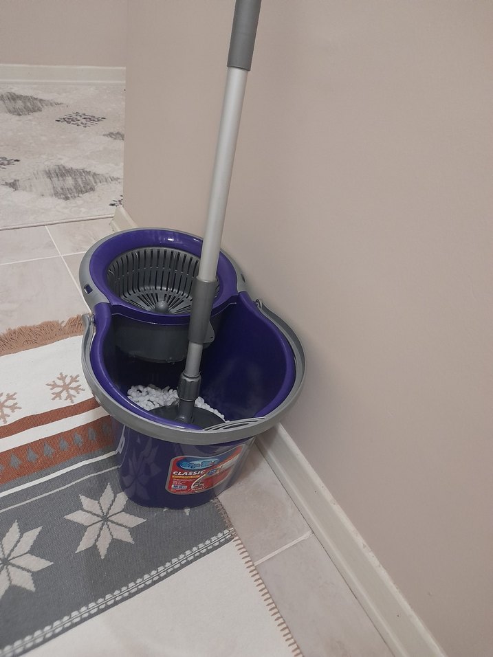 Mor Renkli Vileda Seti Mop - Görsel 2