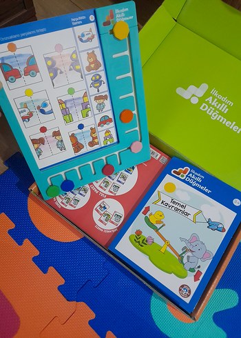 3 Yaş Etkinlik Seti - İlkadım Akıllı Düğmeler - Görsel 2