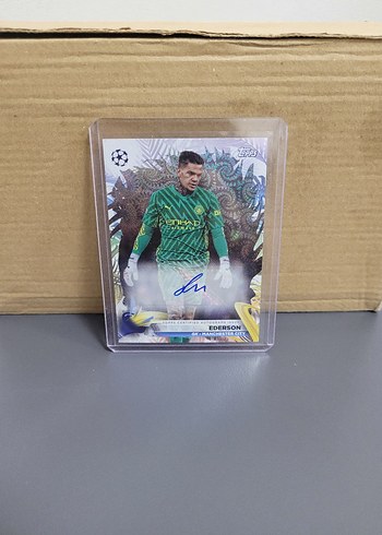 Manchester City Ederson İmzalı Kart
