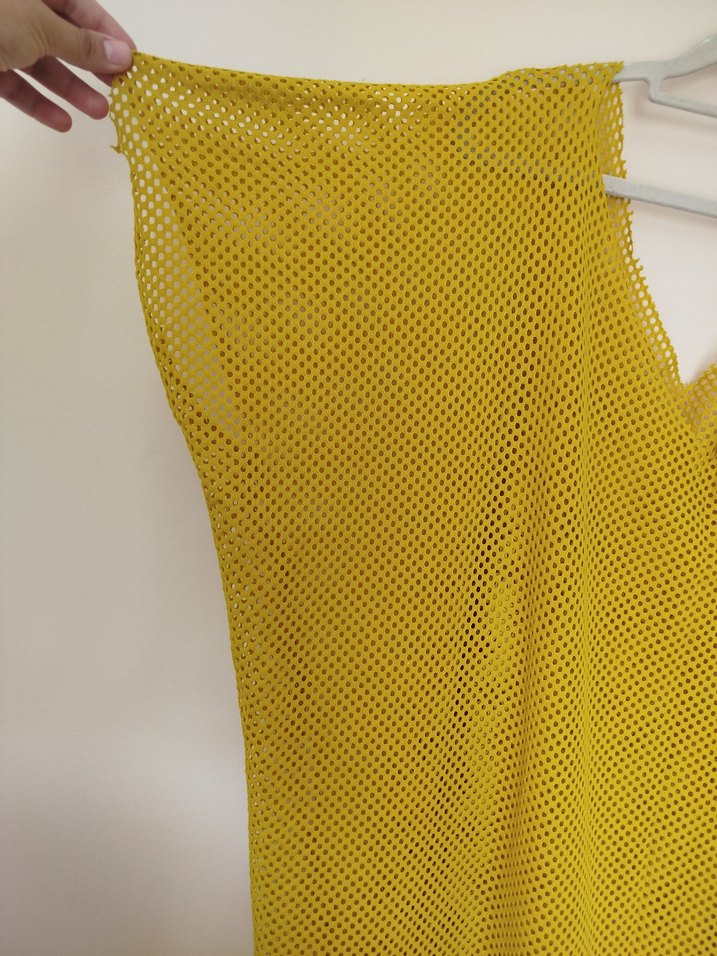 Sarı V Yaka Salaş PAREO - Görsel 2