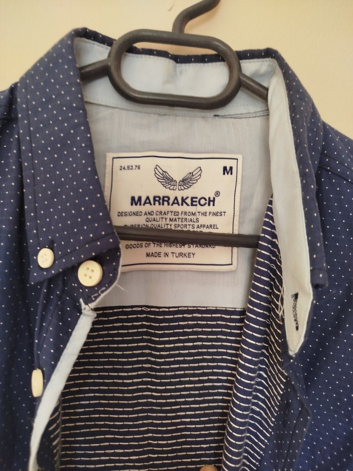 Gri Düğmeli Erkek Gömlek - Görsel 3